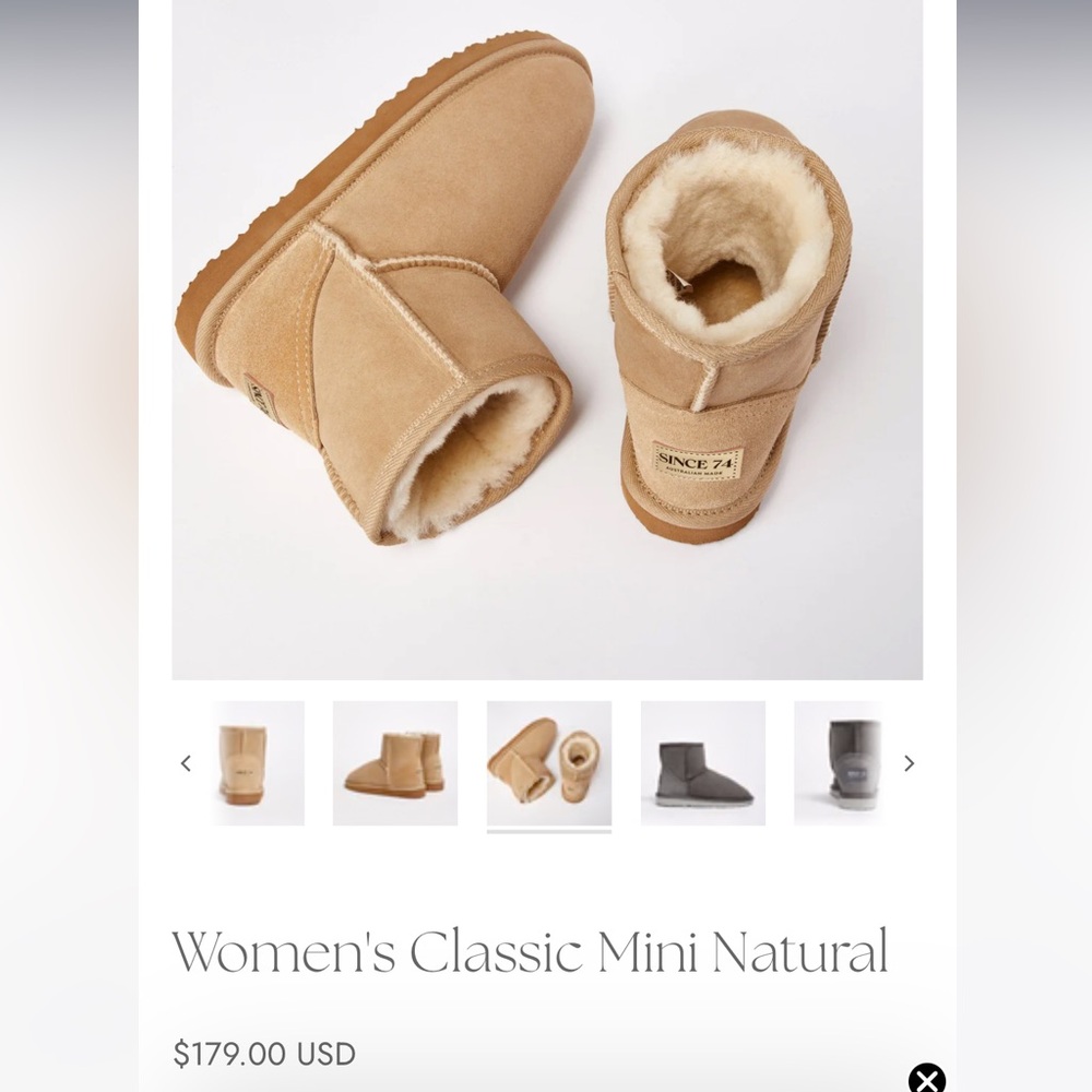 UGG Boot Classic Mini Sz 8 - Picture 9 of 16
